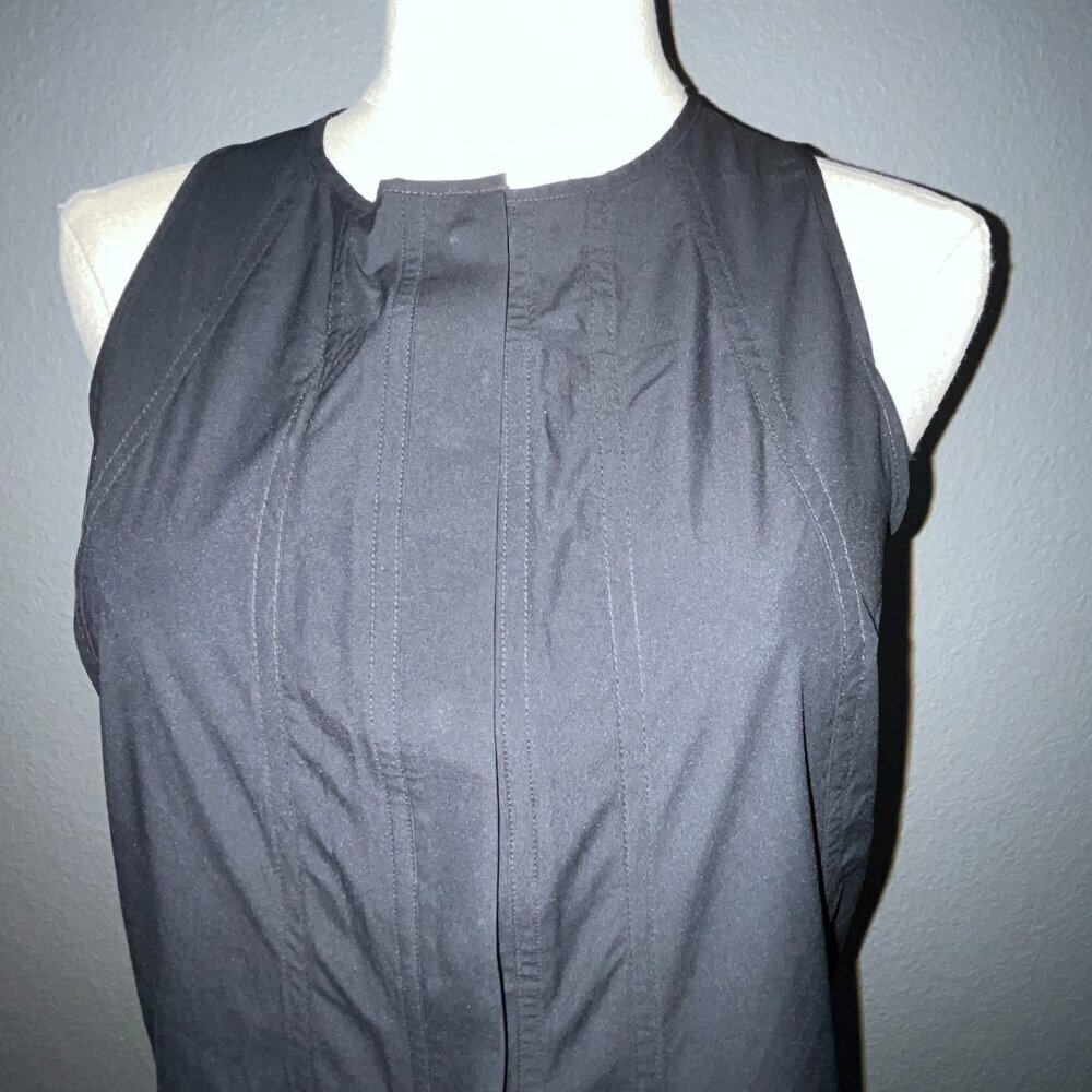 ATHLETA Canopy Parachute Cargo Jumpsuit Lightweight Nylon Sleeveless - Black - 0 - Picture 2 of 15